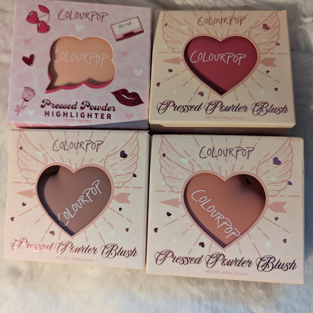 ColourPop Blush Collection - Pink and Cream Shades- Three Blushes